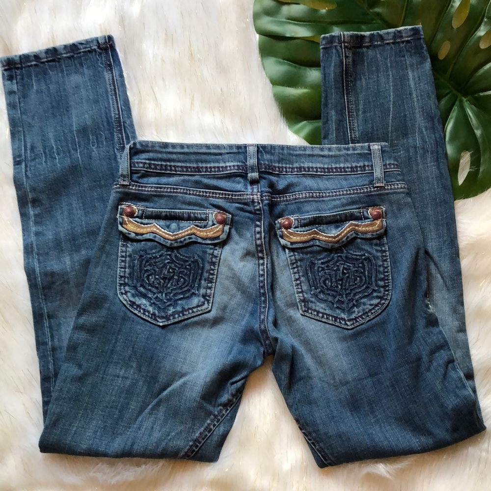 Jeans Rerock Distressed Skinny Jeans Sz. 28